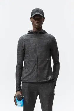 هودی مردانه خاکستری زارا