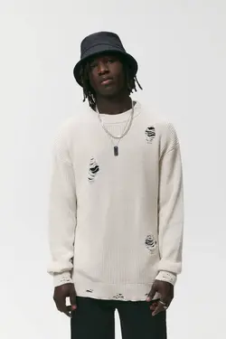 پلیور مردانه بژ زارا