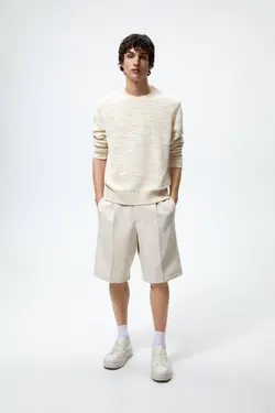 پلیور مردانه طبیعی زارا