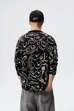 پلیور مردانه مشکی زارا