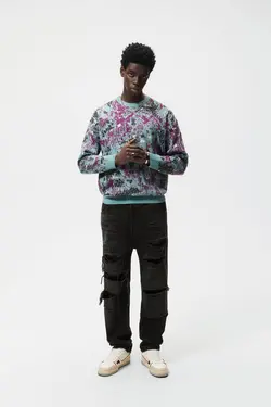 پلیور مردانه بنفش زارا