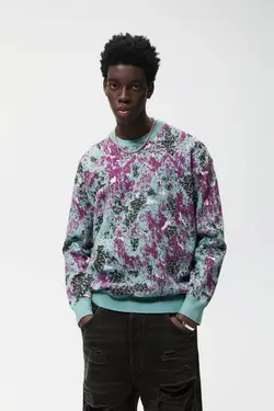 پلیور مردانه بنفش زارا