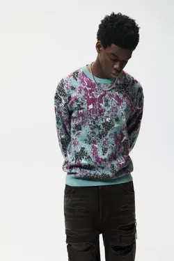 پلیور مردانه بنفش زارا