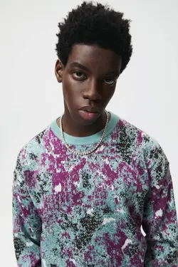 پلیور مردانه بنفش زارا