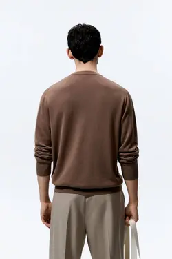 پلیور مردانه بژ زارا