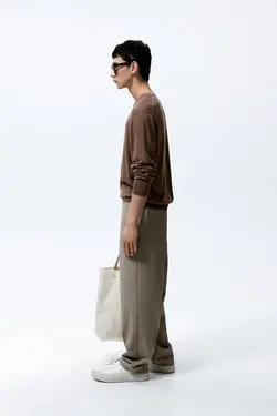 پلیور مردانه بژ زارا