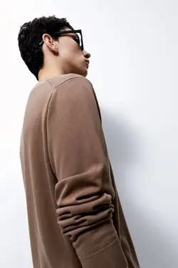 پلیور مردانه بژ زارا