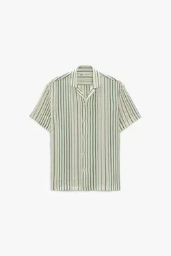 پیراهن آستین کوتاه مردانه سبز زارا