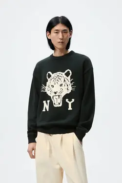 پلیور مردانه سبز زارا