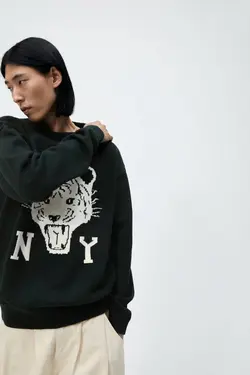 پلیور مردانه سبز زارا