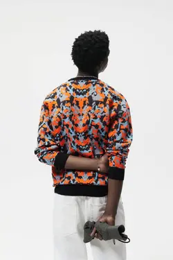 پلیور مردانه نارنجی زارا