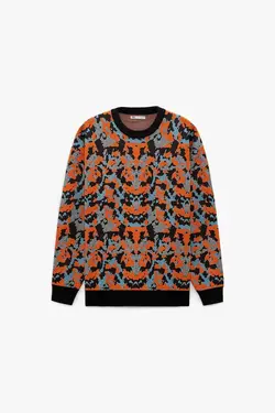 پلیور مردانه نارنجی زارا