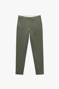 شلوار کتان مردانه سبز زارا