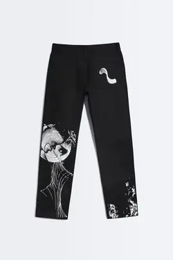 شلوار جین ریلکس فیت مردانه مشکی زارا