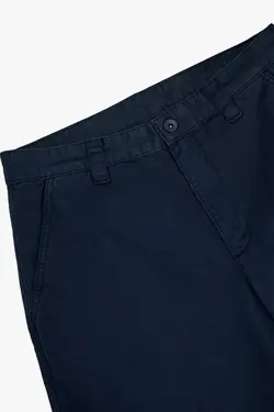 شلوار کتان مردانه سرمه ای زارا