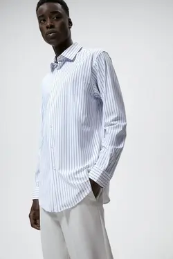 پیراهن رسمی مردانه آبی زارا