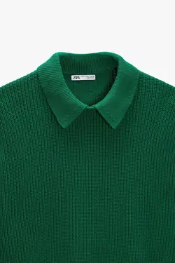 پلیور مردانه سبز زارا