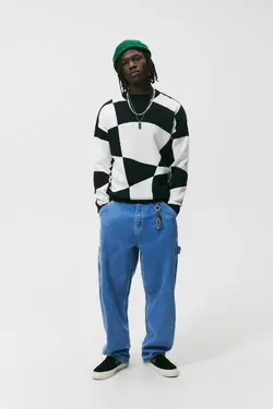 پلیور مردانه سفید زارا