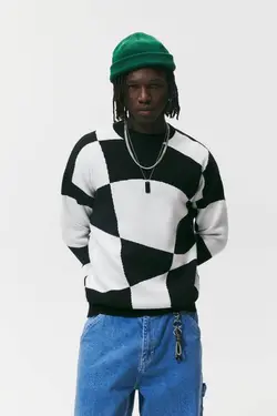 پلیور مردانه سفید زارا