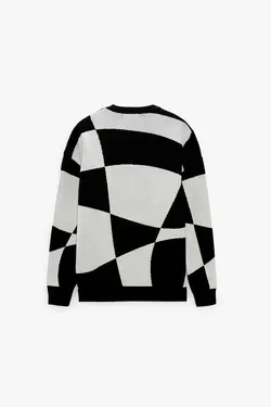 پلیور مردانه سفید زارا