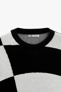 پلیور مردانه سفید زارا