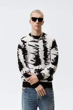 پلیور مردانه مشکی زارا