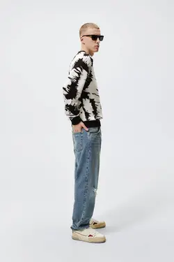 پلیور مردانه مشکی زارا