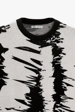 پلیور مردانه مشکی زارا