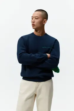 پلیور مردانه سرمه ای زارا