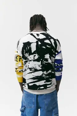 پلیور مردانه سفید زارا