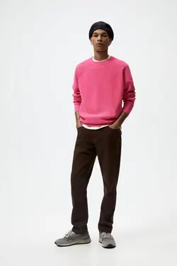 پلیور مردانه صورتی زارا