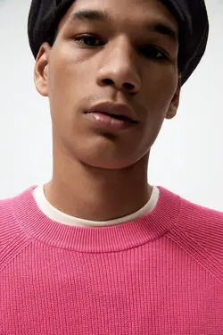 پلیور مردانه صورتی زارا