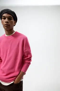 پلیور مردانه صورتی زارا