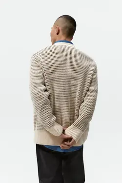 ژاکت مردانه سفید تیره زارا