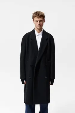 پالتو مردانه مشکی زارا