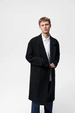 پالتو مردانه مشکی زارا