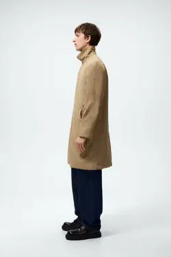 بارانی مردانه بژ زارا