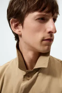 بارانی مردانه بژ زارا