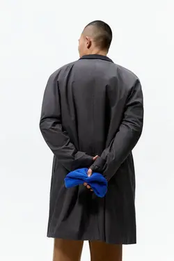 بارانی مردانه خاکستری زارا