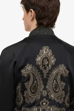 کاپشن خلبانی مردانه مشکی زارا