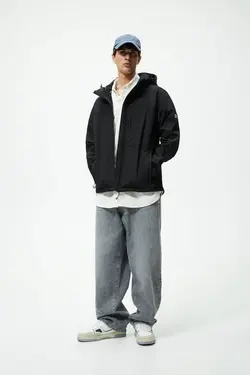 کاپشن خلبانی مردانه مشکی زارا