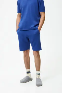شلوارک مردانه آبی زارا