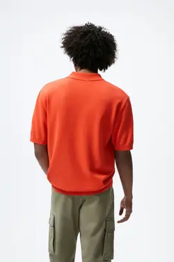 پولوشرت مردانه نارنجی زارا