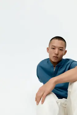 پولوشرت مردانه آبی زارا