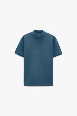 پولوشرت مردانه آبی زارا