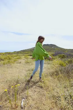 شلوار جین جذب زنانه آبی زارا