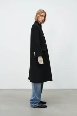 پالتو زنانه مشکی زارا