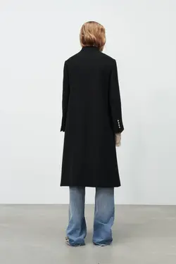 پالتو زنانه مشکی زارا