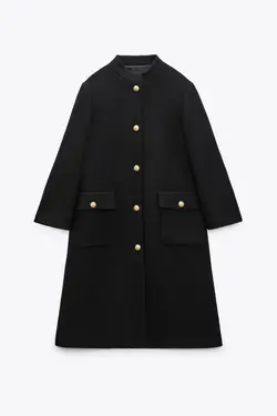 پالتو زنانه مشکی زارا