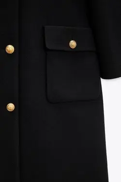 پالتو زنانه مشکی زارا